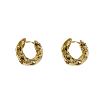 Korean Style Circle Alloy No Inlaid Earrings