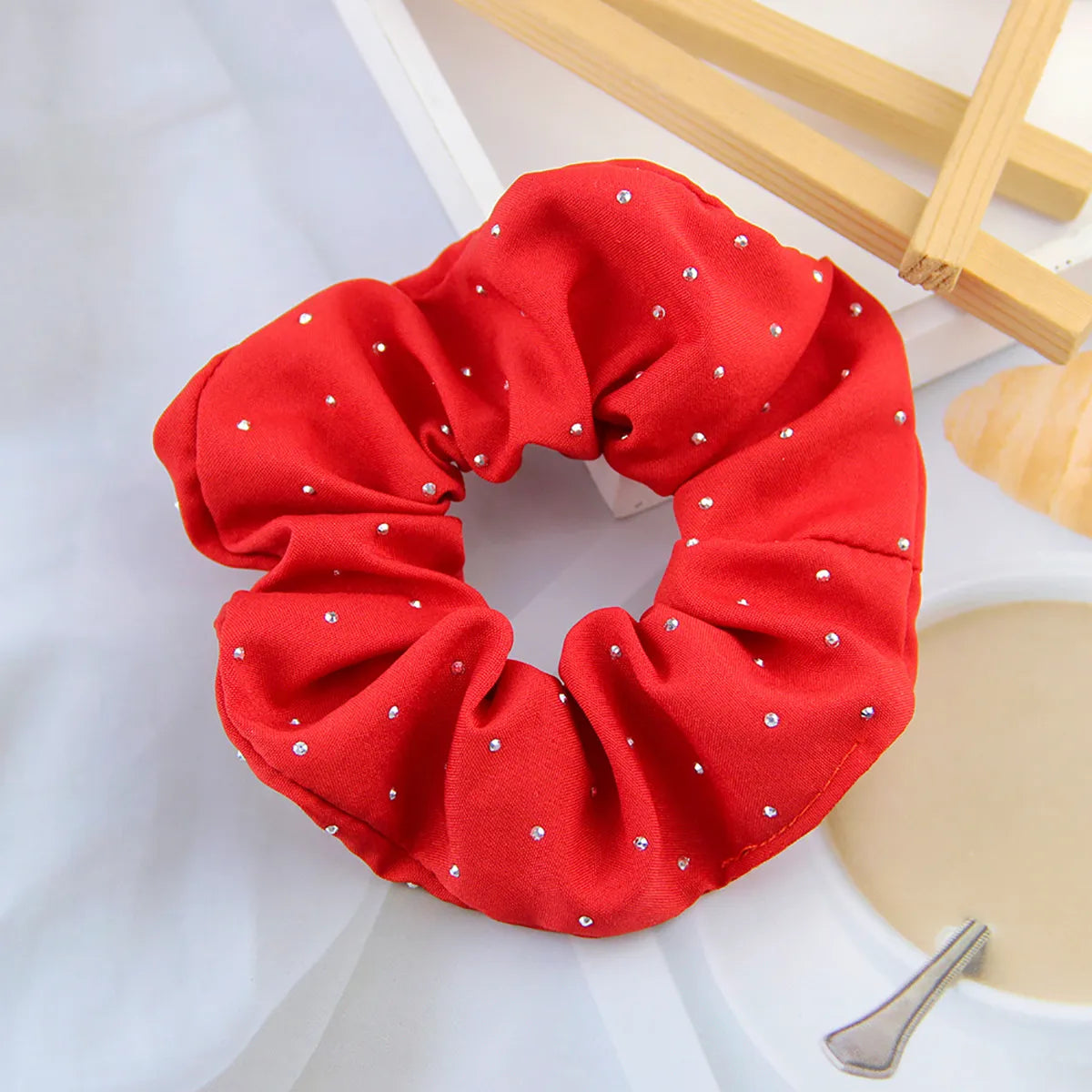 Women'S Korean Style Geometric Cloth Polyester Hair Tie