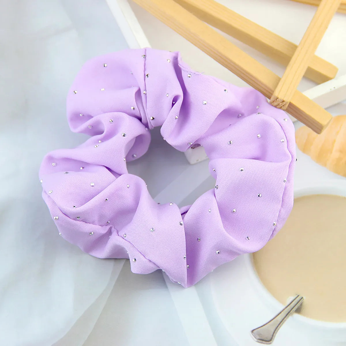 Women'S Korean Style Geometric Cloth Polyester Hair Tie