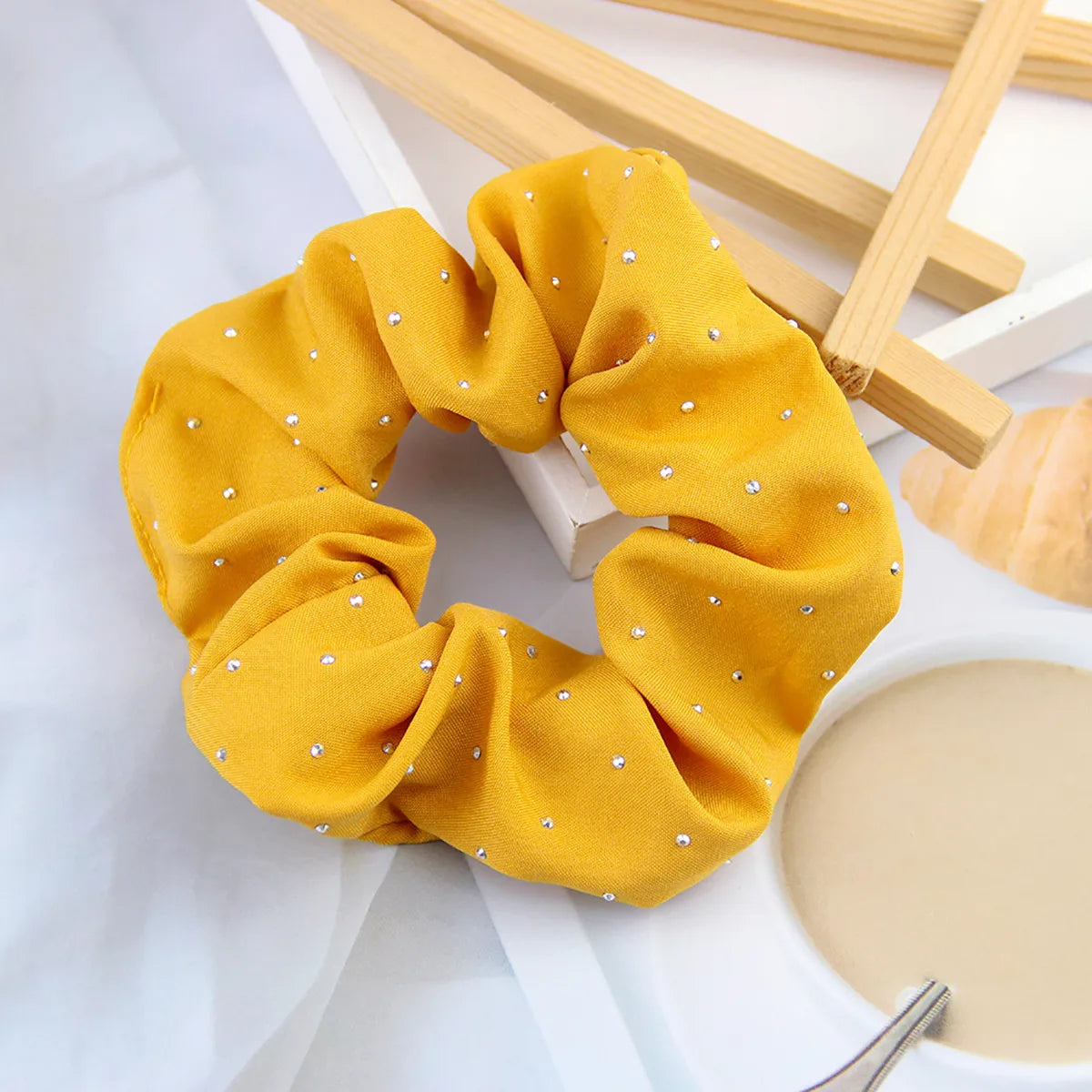 Women'S Korean Style Geometric Cloth Polyester Hair Tie