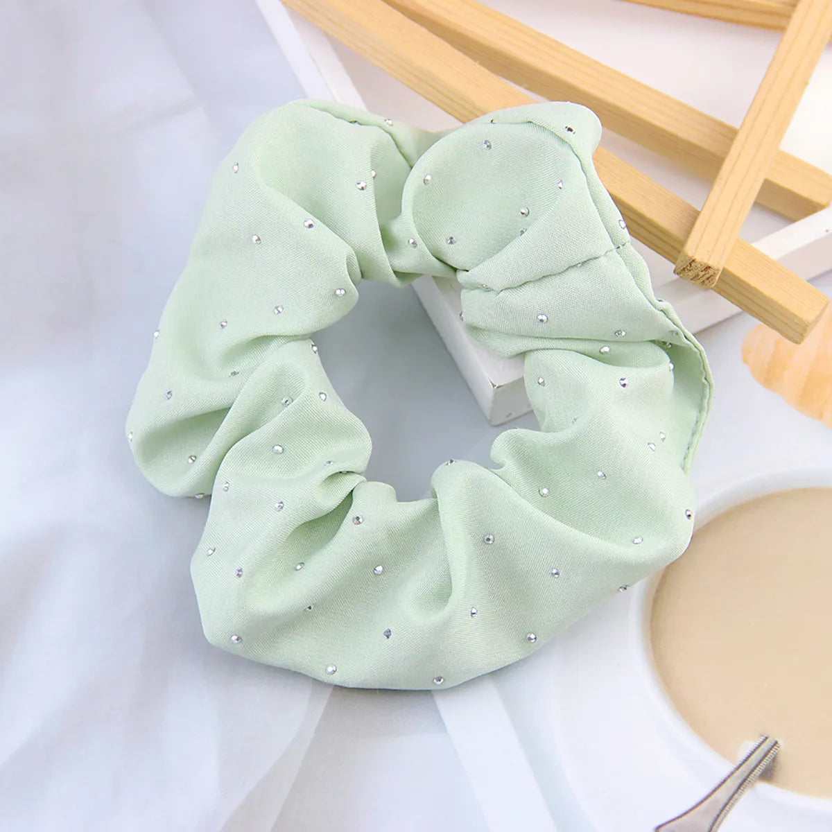 Women'S Korean Style Geometric Cloth Polyester Hair Tie