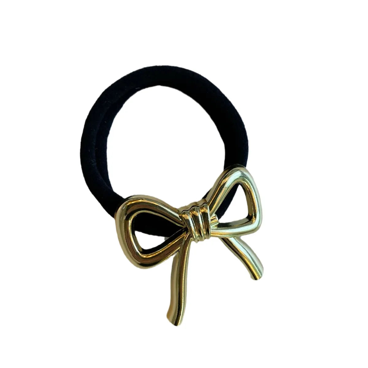 Women'S Korean Style IG Style Bow Knot Metal Hair Tie