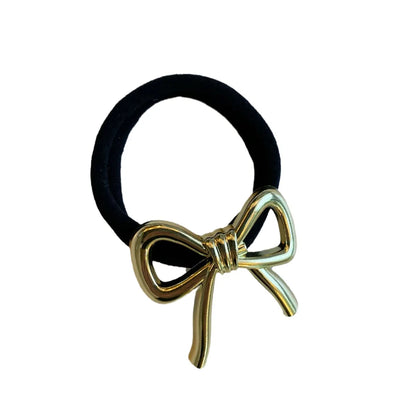 Women'S Korean Style IG Style Bow Knot Metal Hair Tie