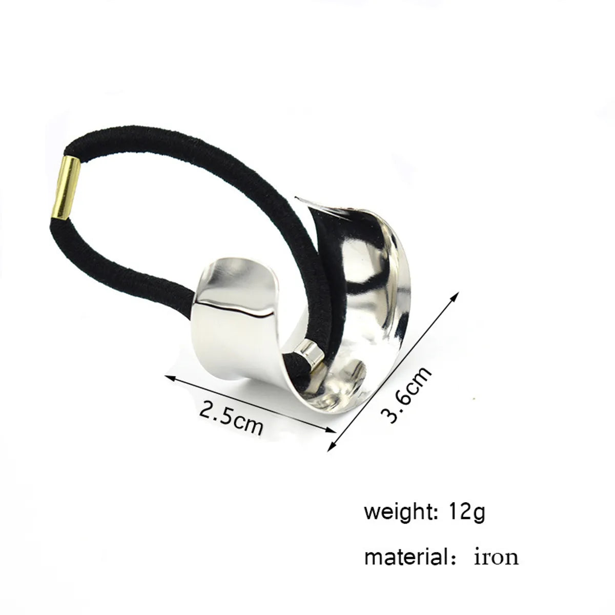 Women'S Korean Style IG Style U Shape Alloy Plating Hair Tie