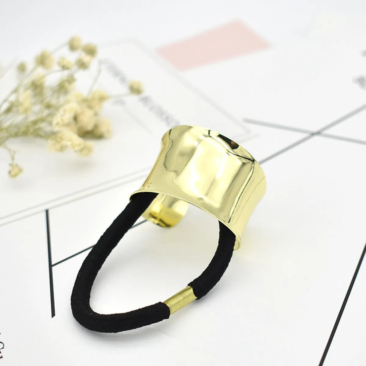 Women'S Korean Style IG Style U Shape Alloy Plating Hair Tie