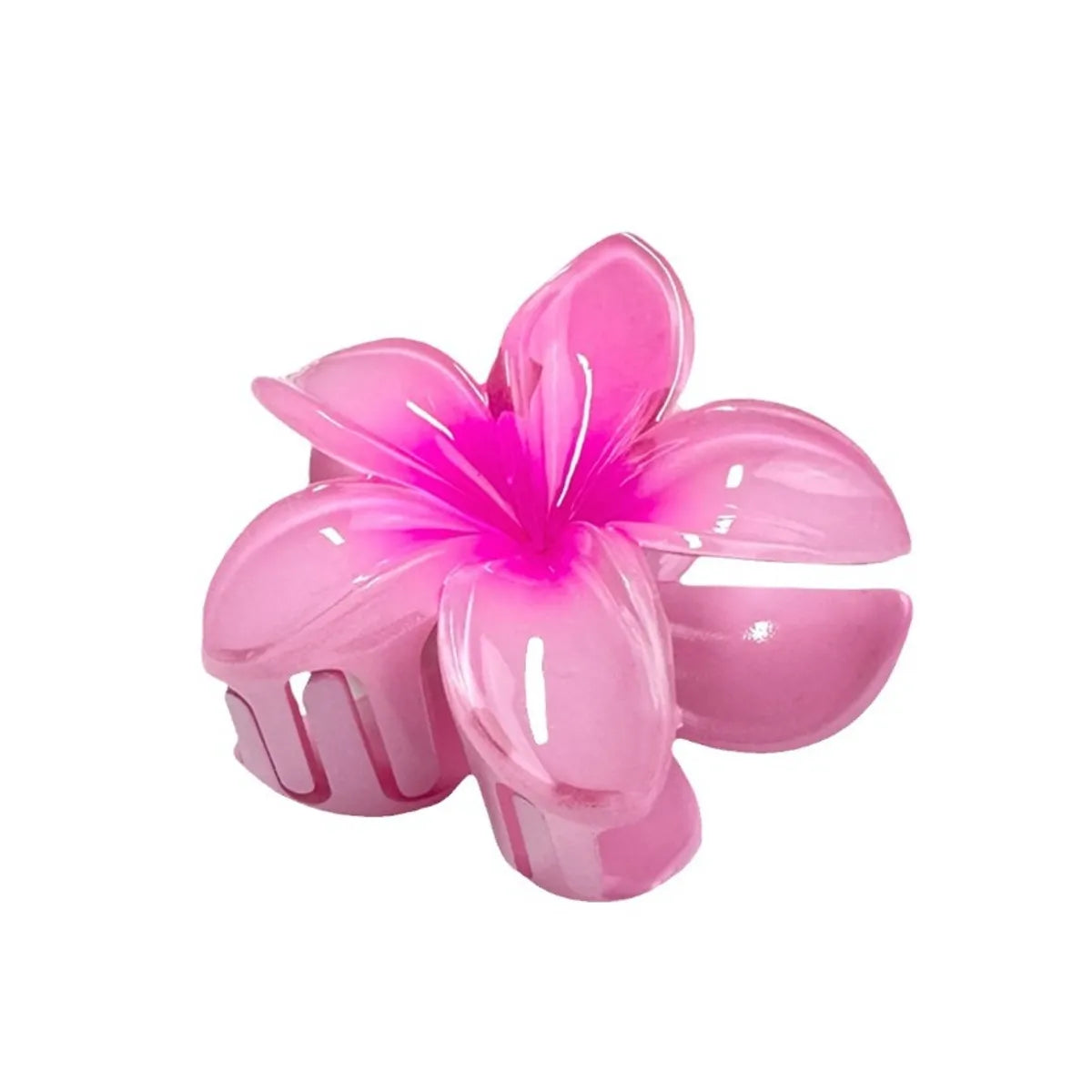 Women'S Lady Sweet Korean Style Flower Plastic Hair Claws