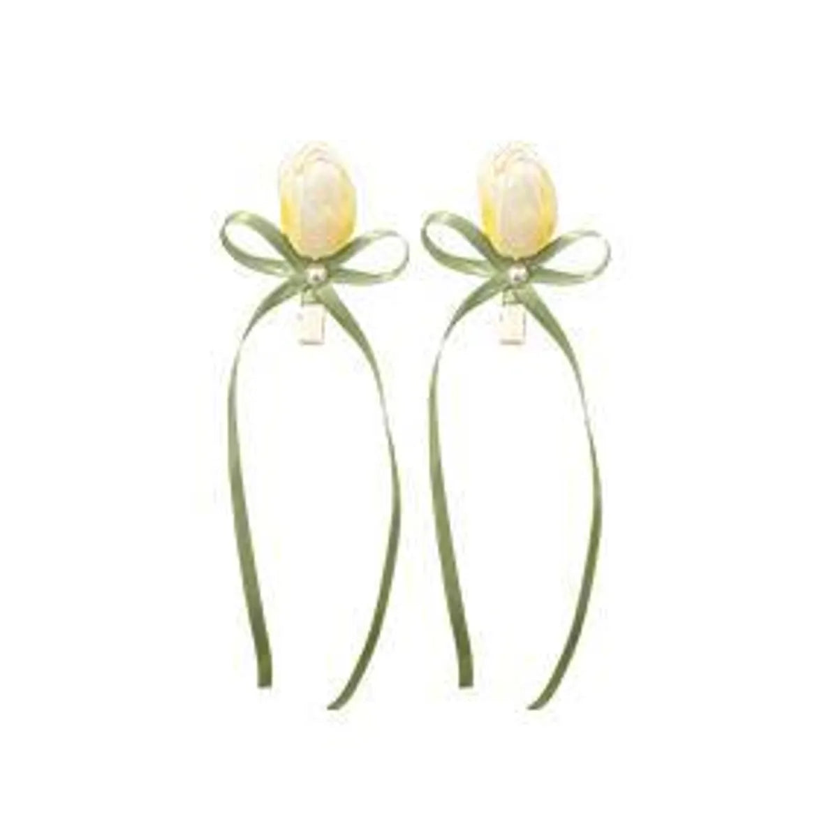 Women'S Lady Tulip Cloth Hair Clip Hair Tie