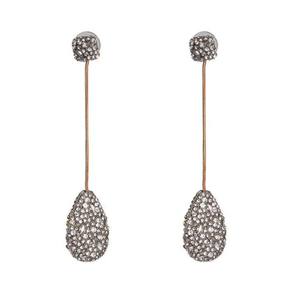 Women'S Long Earrings With Diamond Earrings