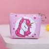 Women'S Medium All Seasons Pu Leather Polyester Unicorn Cute Square Zipper Cosmetic Bag