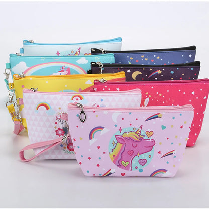 Women'S Medium Oxford Cloth  Cute Square Zipper Cosmetic Bag Wash Bag