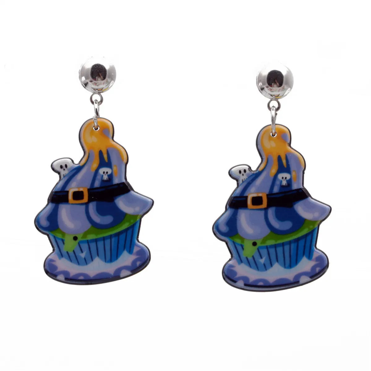 Fashion Halloween Pattern Acrylic No Inlaid Earrings