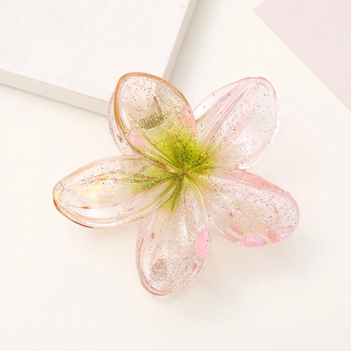 Women'S Modern Style Sweet Korean Style Flower Arylic Plastic Hair Claws