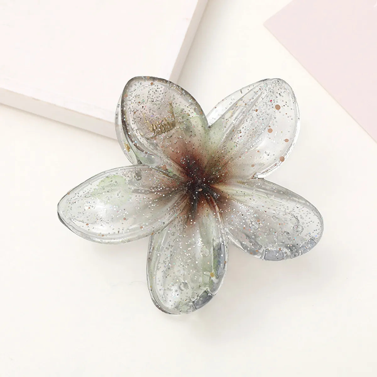 Women'S Modern Style Sweet Korean Style Flower Arylic Plastic Hair Claws