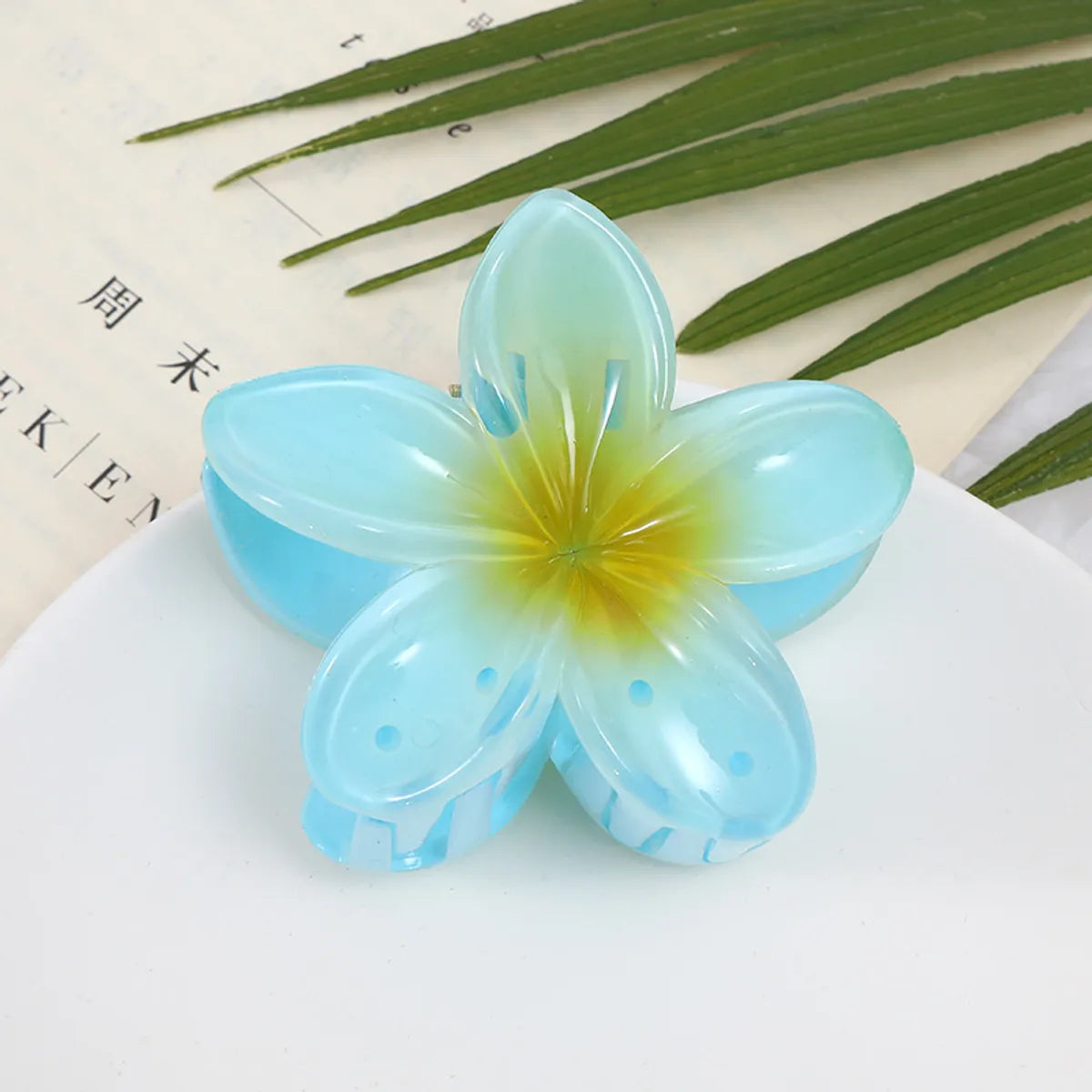 Women'S Modern Style Sweet Korean Style Flower Arylic Plastic Hair Claws