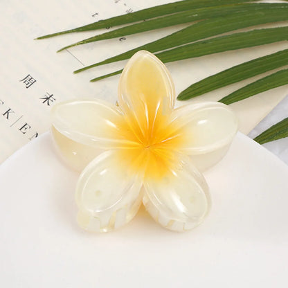 Women'S Modern Style Sweet Korean Style Flower Arylic Plastic Hair Claws