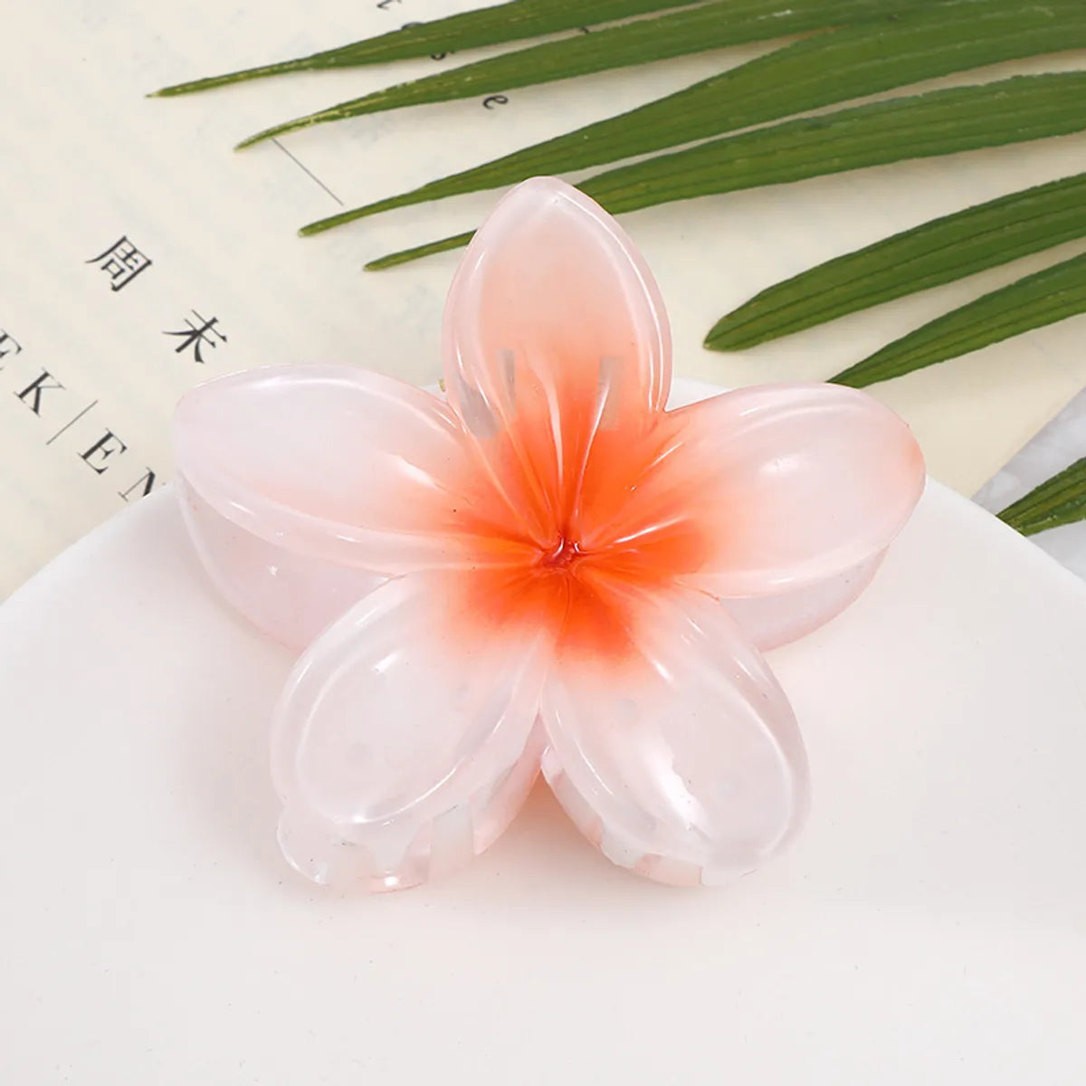 Women'S Modern Style Sweet Korean Style Flower Arylic Plastic Hair Claws