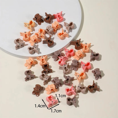 Women'S Modern Style Sweet Korean Style Rabbit Star Flower Plastic Iron Hair Clip