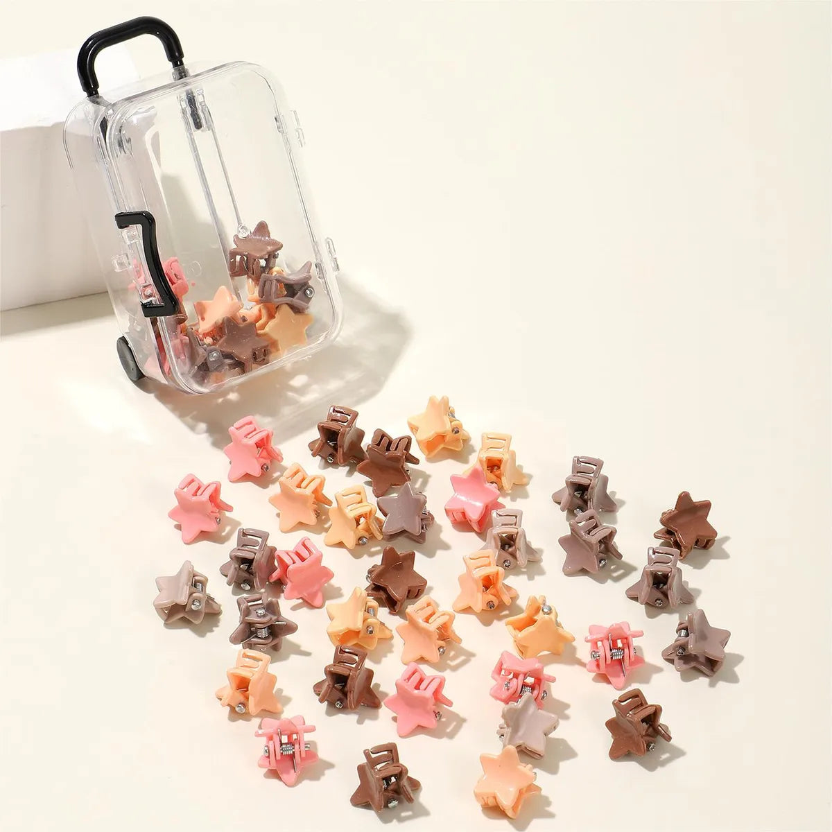 Women'S Modern Style Sweet Korean Style Rabbit Star Flower Plastic Iron Hair Clip