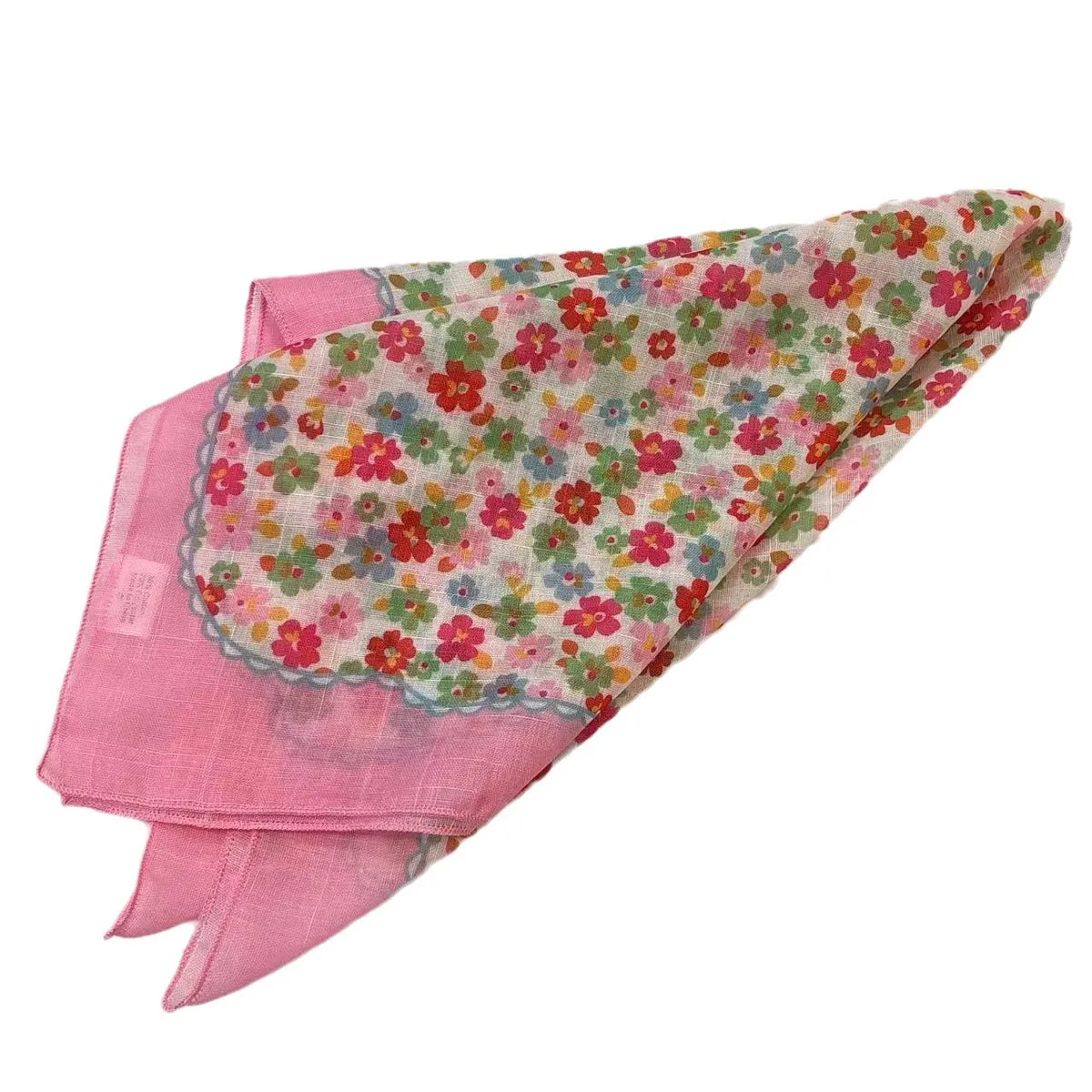 Women'S Pastoral Flower Lace Printing Scarf