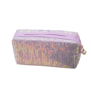 Women'S Polyester Solid Color Classic Style Square Zipper Cosmetic Bag