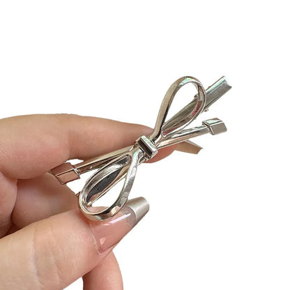 Women'S Princess Bow Knot Alloy Hair Clip