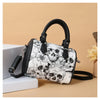 Women'S Pu Leather Cartoon Punk Streetwear Cylindrical Zipper Handbag