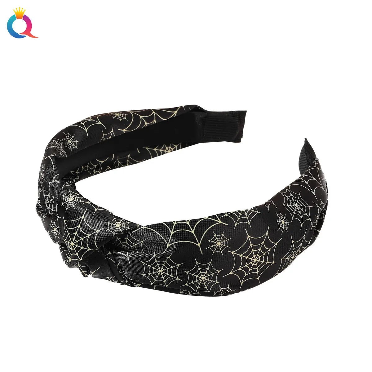 Women'S Retro Color Block Printing Hair Band