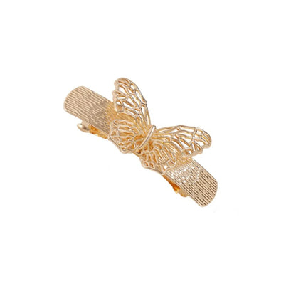 Women'S Retro Geometric Solid Color Alloy Plating Hair Clip