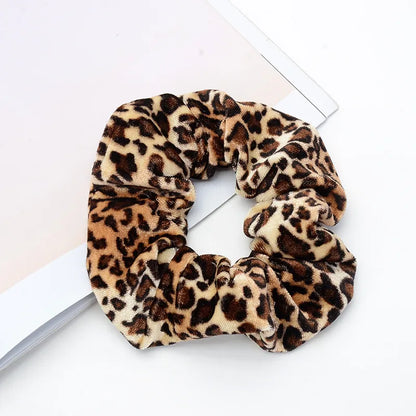 Women'S Retro Polka Dots Leopard Cloth Hair Tie