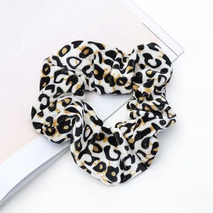 Women'S Retro Polka Dots Leopard Cloth Hair Tie