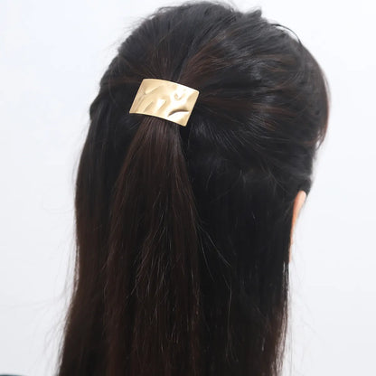 Women'S Retro Simple Style Geometric Alloy Plating Hair Clip