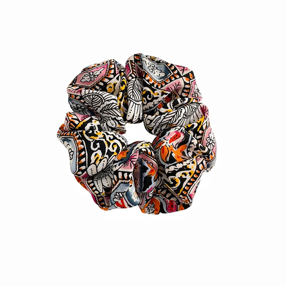 Women'S Retro Simple Style Geometric Cloth Hair Tie