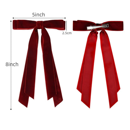 Women'S Simple Style Bow Knot Cloth Hair Clip