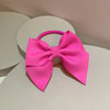 Women'S Simple Style Bow Knot Cloth Handmade Hair Clip Hair Tie