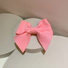 Women'S Simple Style Bow Knot Cloth Handmade Hair Clip Hair Tie