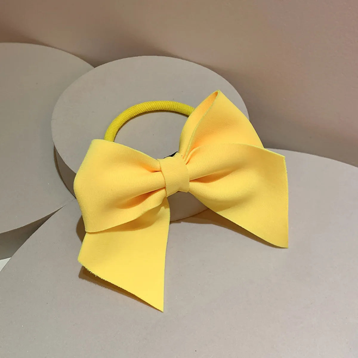 Women'S Simple Style Bow Knot Cloth Handmade Hair Clip Hair Tie