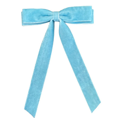 Women'S Simple Style Bow Knot Cloth Handmade Hair Clip