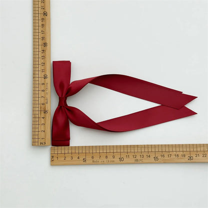 Women'S Simple Style Bow Knot Ribbon Hair Clip