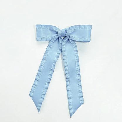 Women'S Simple Style Bow Knot Ribbon Hair Clip