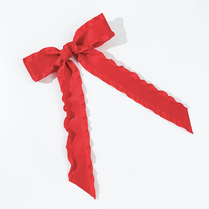 Women'S Simple Style Bow Knot Ribbon Hair Clip