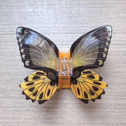 Women'S Simple Style Butterfly Arylic Hair Claws