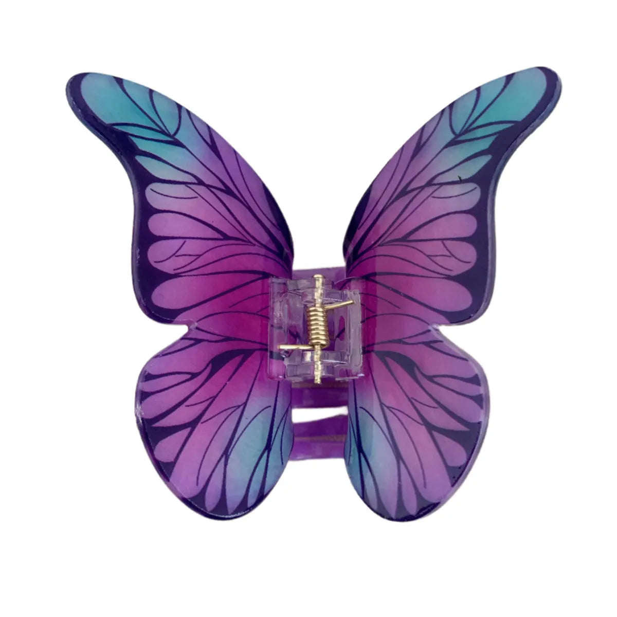 Women'S Simple Style Butterfly Arylic Hair Claws