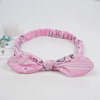 Women'S Simple Style Cashew Nuts Bow Knot Cloth Hair Band