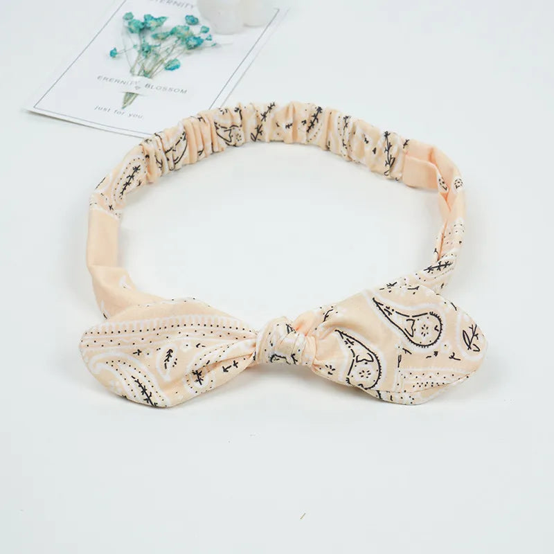 Women'S Simple Style Cashew Nuts Bow Knot Cloth Hair Band