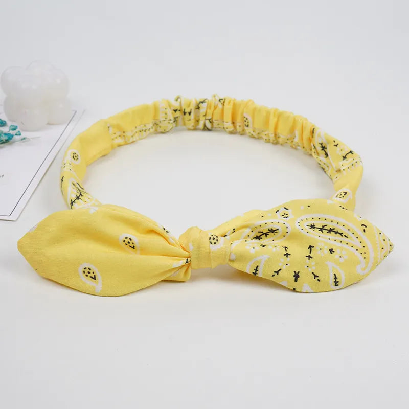 Women'S Simple Style Cashew Nuts Bow Knot Cloth Hair Band