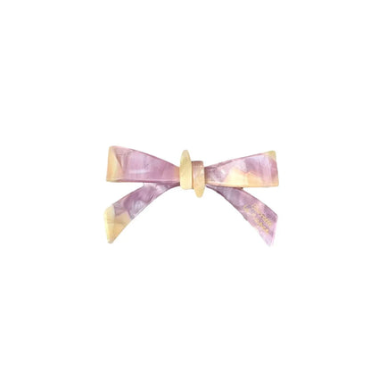 Women'S Simple Style Classic Style Bow Knot Acetic Acid Sheets Hair Clip