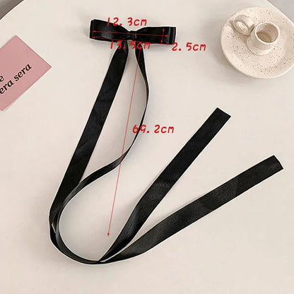 Women'S Simple Style Classic Style Bow Knot Alloy Cloth Hair Clip