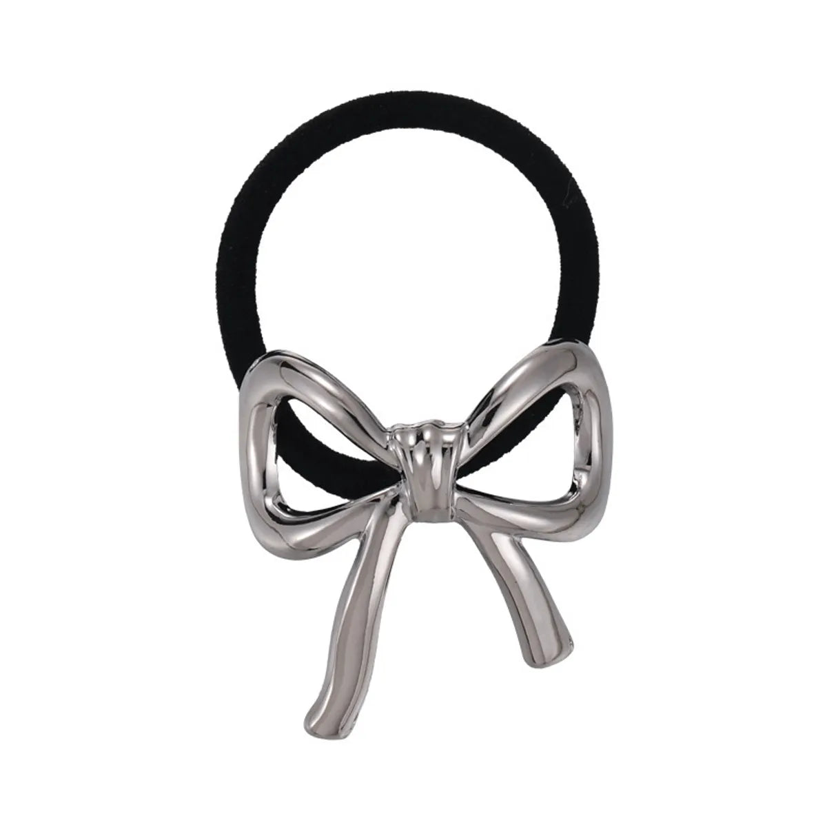 Women'S Simple Style Classic Style Bow Knot Alloy Patchwork Hair Tie