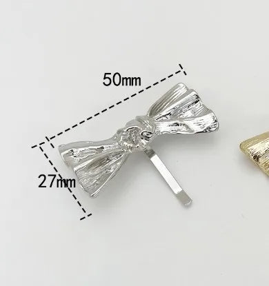 Women'S Simple Style Classic Style Bow Knot Alloy Plating Hair Clip