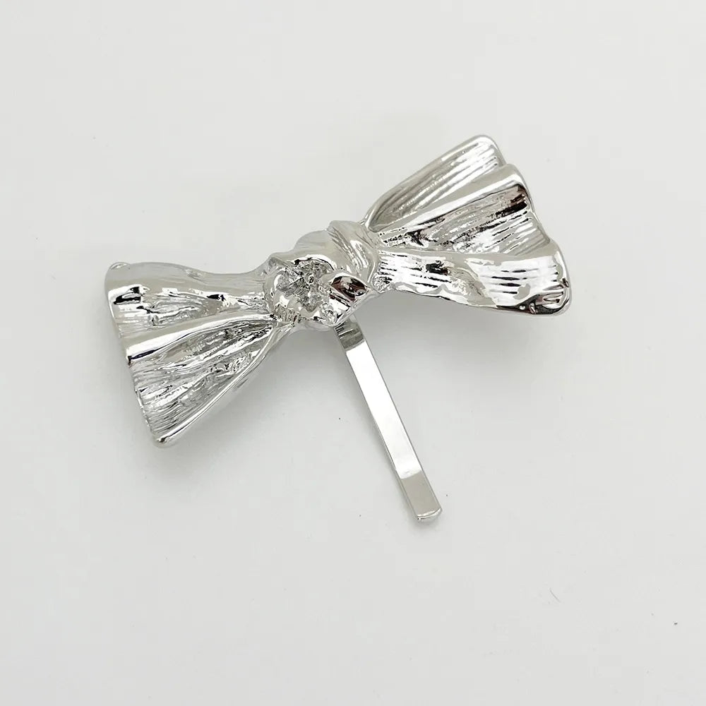 Women'S Simple Style Classic Style Bow Knot Alloy Plating Hair Clip